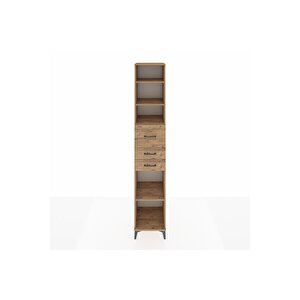 Hyperion Dolap 4 Raflı 3 Çekmeceli 44x44x243 Çam-çam