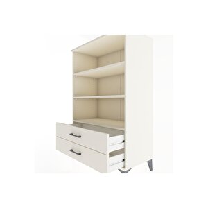 Hyperion Dolap 3 Raflı 2 Çekmeceli 88x44x134 Aytaşı-aytaşı