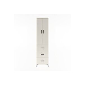 Hyperion Dolap 4 Raflı 3 Çekmeceli 2 Kapaklı 60x44x243 Aytaşı-aytaşı