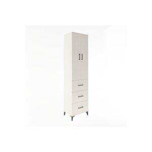 Hyperion Dolap 4 Raflı 3 Çekmeceli 2 Kapaklı 60x44x243 Aytaşı-aytaşı