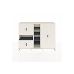 Hyperion Dolap 13 Raflı 6 Kapaklı 220x44x163 Aytaşı-aytaşı/antrasit