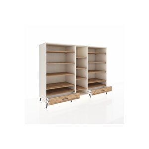 Kronos Dolap 14 Raflı 2 Çekmeceli  220x59x163 Aytaşı-çam