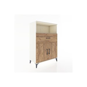 Hyperion Dolap 2 Raflı Tek Çekmeceli 2 Kapaklı 88x44x134 Aytaşı-çam