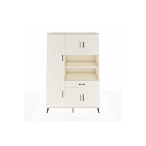 Hyperion Gardrop 10 Raflı Tek Çekmeceli 6 Kapaklı 132x44x195 Aytaşı-aytaşı