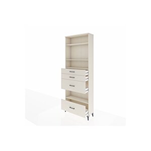 Arges Dolap 4 Raflı 4 Çekmeceli 88x30x243 Aytaşı-aytaşı
