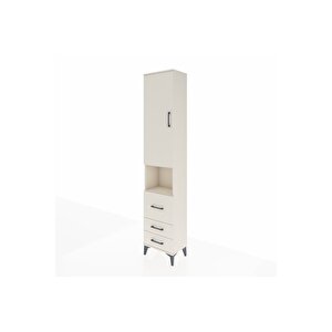 Arges Dolap 3 Raflı 3 Çekmeceli Tek Askılı 44x30x221 Aytaşı-aytaşı