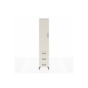 Arges Dolap 2 Raflı 3 Çekmeceli Tek Askılı 44x30x221 Aytaşı-aytaşı