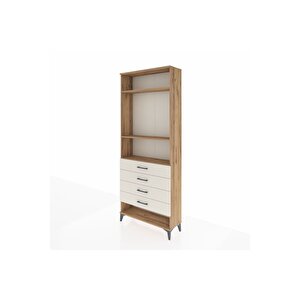 Arges Dolap 3 Raflı 4 Çekmeceli 88x30x221 Çam-aytaşı