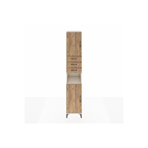 Hyperion Dolap 4 Raflı 3 Çekmeceli 2 Kapaklı 44x44x243 Aytaşı-çam