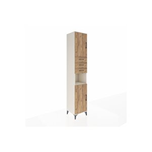 Hyperion Dolap 4 Raflı 3 Çekmeceli 2 Kapaklı 44x44x243 Aytaşı-çam