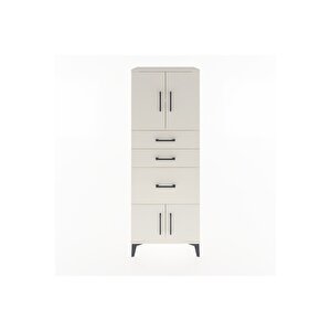 Hyperion Dolap 2 Raflı 3 Çekmeceli 4 Kapaklı 60x44x163 Aytaşı-aytaşı