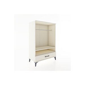 Hyperion Dolap 2 Raflı Tek Çekmeceli Tek Askılı 88x44x134 Aytaşı-aytaşı