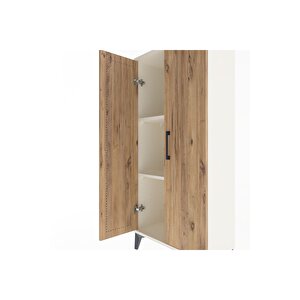 Arges Dolap 2 Raflı 2 Kapaklı 60x30x134 Aytaşı-çam