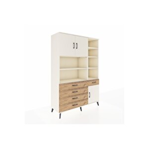 Hyperion Dolap 9 Raflı 5 Çekmeceli 3 Kapaklı 132x44x195 Aytaşı-aytaşı/çam