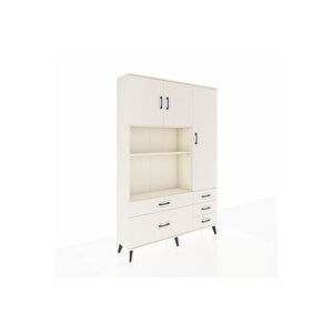 Arges Gardrop 7 Raflı 5 Çekmeceli 3 Kapaklı 132x30x195 Aytaşı-aytaşı