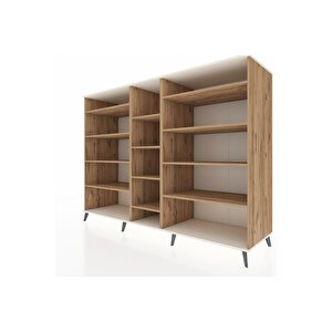 Kronos Dolap 11 Raflı  220x59x163 Çam-aytaşı/çam