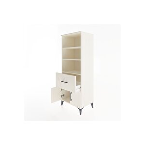 Hyperion Dolap 3 Raflı Tek Çekmeceli 2 Kapaklı 60x44x163 Aytaşı-aytaşı