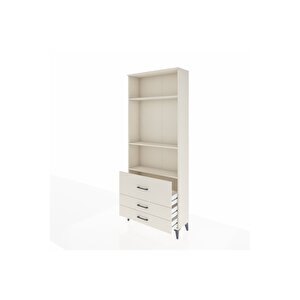 Arges Dolap 3 Raflı 3 Çekmeceli 88x30x221 Aytaşı-aytaşı