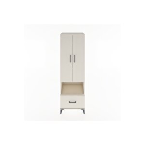 Hyperion Dolap 5 Raflı Tek Çekmeceli 2 Kapaklı 60x44x195 Aytaşı-aytaşı