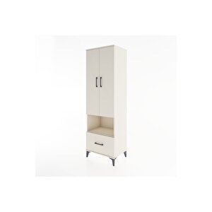 Hyperion Dolap 5 Raflı Tek Çekmeceli 2 Kapaklı 60x44x195 Aytaşı-aytaşı