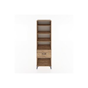 Hyperion Dolap 4 Raflı Tek Çekmeceli 60x44x195 Çam-çam