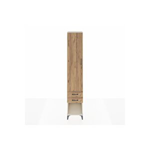 Hyperion Dolap 3 Raflı 2 Çekmeceli Tek Askılı 44x44x243 Aytaşı-çam