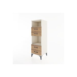 Hyperion Dolap 2 Raflı 4 Çekmeceli 44x44x134 Aytaşı-çam