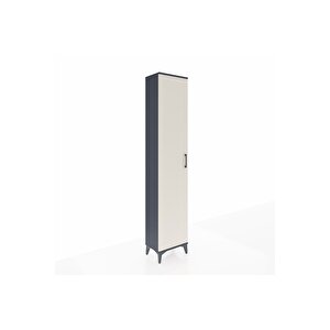 Arges Dolap 5 Raflı Tek Kapaklı 44x30x221 Antrasit-aytaşı