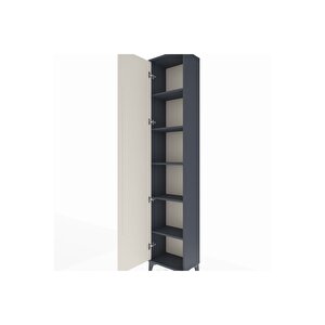 Arges Dolap 5 Raflı Tek Kapaklı 44x30x221 Antrasit-aytaşı