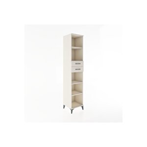 Hyperion Dolap 4 Raflı 2 Çekmeceli 44x44x221 Aytaşı-aytaşı