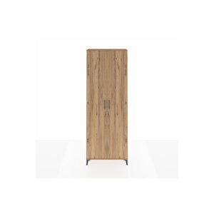 Arges Dolap 5 Raflı 2 Kapaklı 88x30x243 Çam-çam