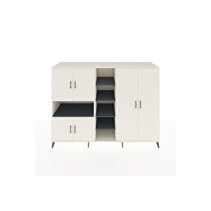 Kronos Dolap 13 Raflı 6 Kapaklı 220x59x163 Aytaşı-aytaşı/antrasit