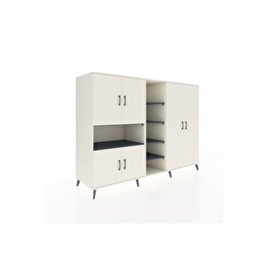 Kronos Dolap 13 Raflı 6 Kapaklı 220x59x163 Aytaşı-aytaşı/antrasit