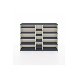 Arges Dolap 11 Raflı  220x30x163 Aytaşı-antrasit