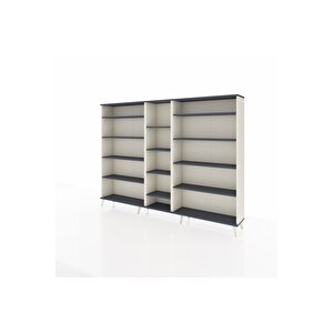 Arges Dolap 11 Raflı  220x30x163 Aytaşı-antrasit