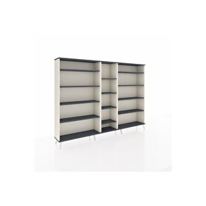 Arges Dolap 11 Raflı  220x30x163 Aytaşı-antrasit