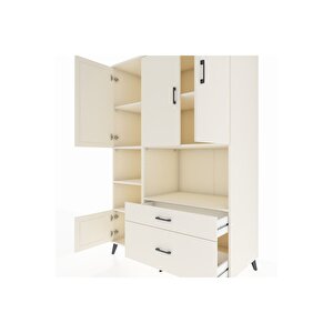 Kronos Dolap 7 Raflı 2 Çekmeceli 5 Kapaklı 132x59x195 Aytaşı-aytaşı/aytaşı