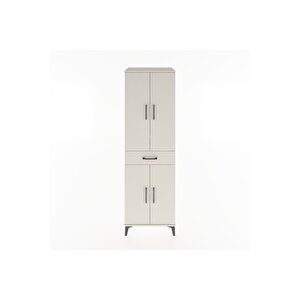 Hyperion Dolap 4 Raflı Tek Çekmeceli 4 Kapaklı 60x44x195 Aytaşı-aytaşı