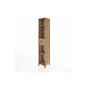 Hyperion Dolap 4 Raflı Tek Çekmeceli 44x44x243 Çam-çam