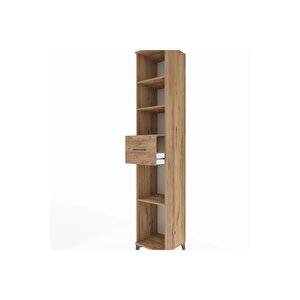 Hyperion Dolap 4 Raflı Tek Çekmeceli 44x44x243 Çam-çam