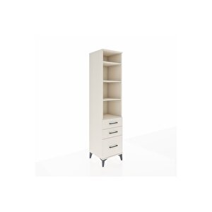 Hyperion Dolap 4 Raflı 3 Çekmeceli 44x44x195 Aytaşı-aytaşı