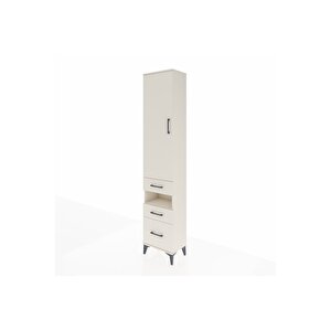 Arges Dolap 3 Raflı 3 Çekmeceli Tek Askılı 44x30x221 Aytaşı-aytaşı