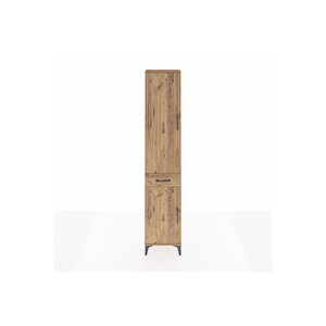 Arges Dolap 4 Raflı Tek Çekmeceli 2 Kapaklı 44x30x221 Çam-çam