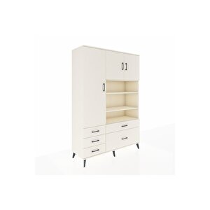 Hyperion Gardrop 9 Raflı 5 Çekmeceli 3 Kapaklı 132x44x195 Aytaşı-aytaşı