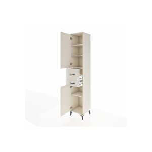 Hyperion Dolap 4 Raflı 2 Çekmeceli 2 Kapaklı 44x44x243 Aytaşı-aytaşı