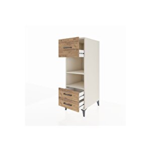 Kronos Dolap 2 Raflı 3 Çekmeceli 44x59x134 Aytaşı-çam
