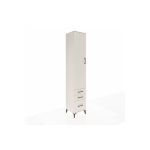 Hyperion Dolap 5 Raflı 3 Çekmeceli Tek Kapaklı 44x44x243 Aytaşı-aytaşı