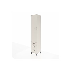 Hyperion Dolap 5 Raflı 3 Çekmeceli Tek Kapaklı 44x44x243 Aytaşı-aytaşı