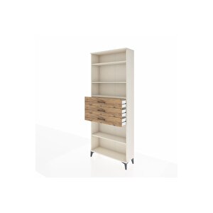 Arges Dolap 4 Raflı 3 Çekmeceli 88x30x221 Aytaşı-çam