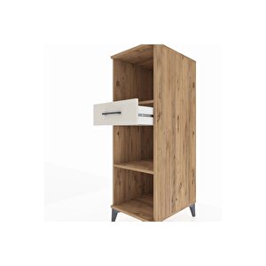 Kronos Dolap 2 Raflı Tek Çekmeceli 44x59x134 Çam-aytaşı